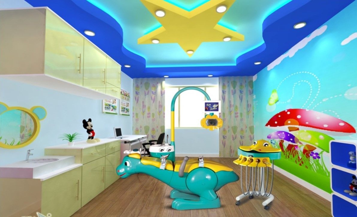 Thiết kế phòng khám nha khoa trẻ em với màu sắc sinh động Thiết kế phòng khám nha khoa trẻ em với màu sắc sinh động
