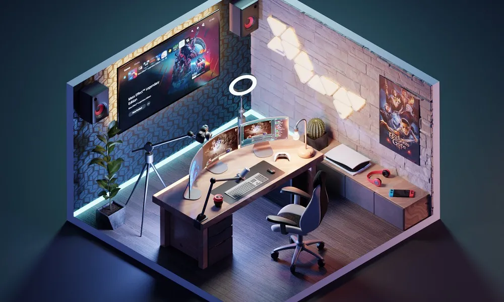 Bộ sưu tập mẫu thiết kế phòng livestream đẹp 2025 7