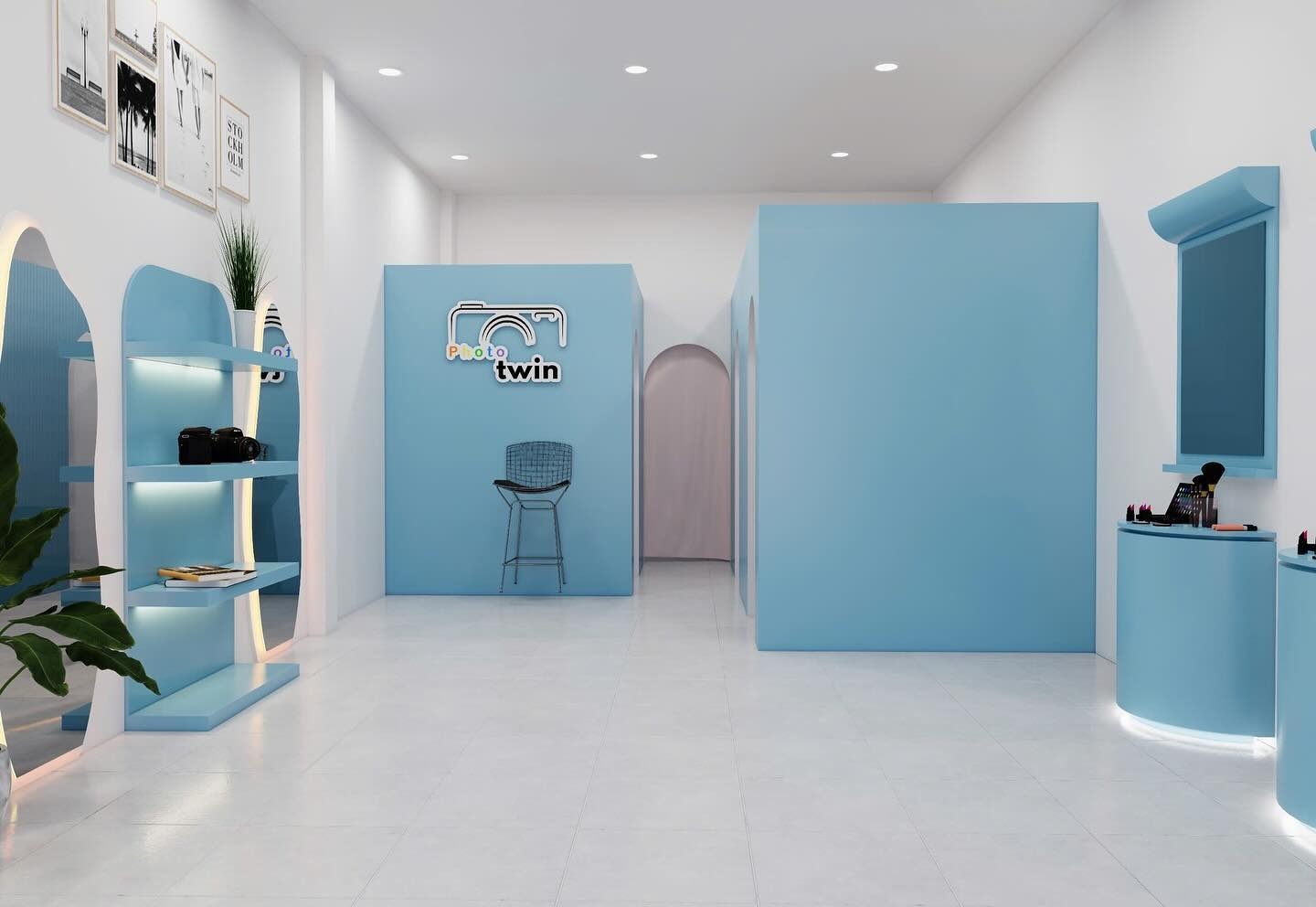 Mẫu thiết kế photobooth phong cách Hàn Quốc 1 Mẫu thiết kế photobooth phong cách Hàn Quốc 1