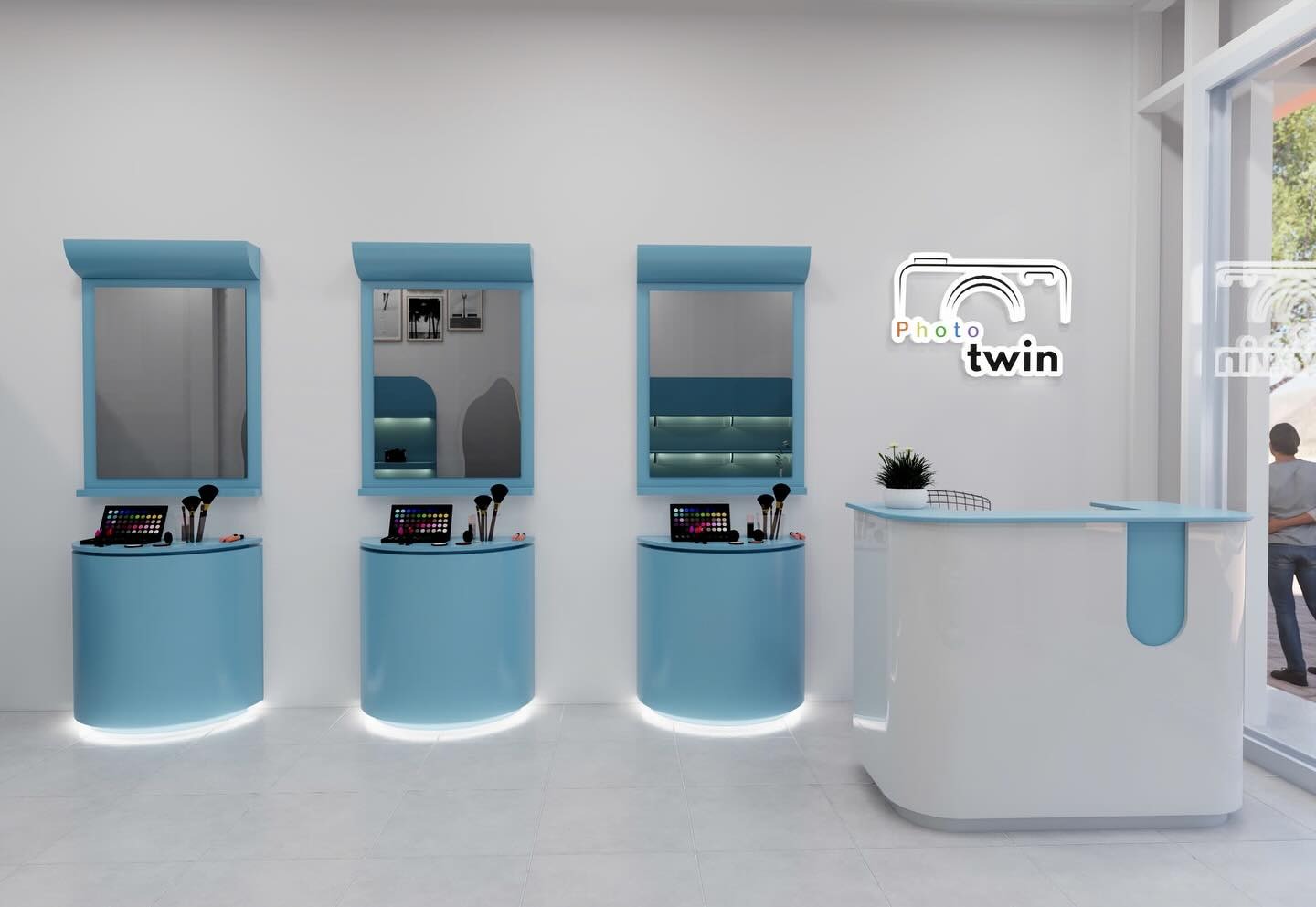 Mẫu thiết kế photobooth phong cách Hàn Quốc Mẫu thiết kế photobooth phong cách Hàn Quốc