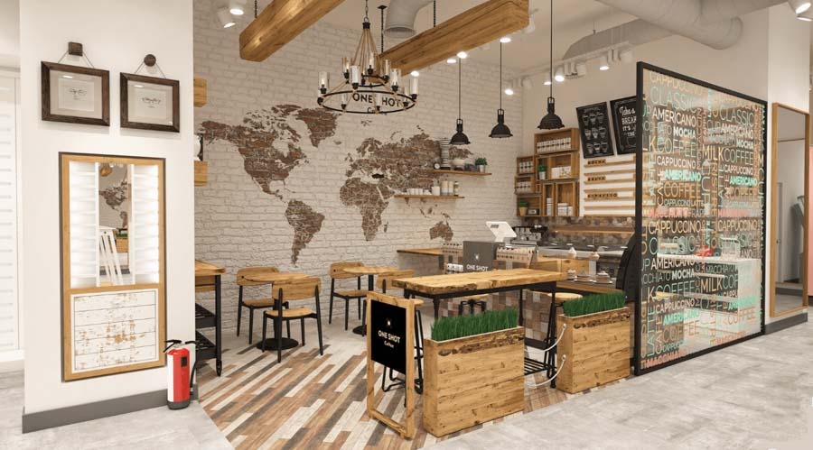 Mẫu quán cafe acoustic mini