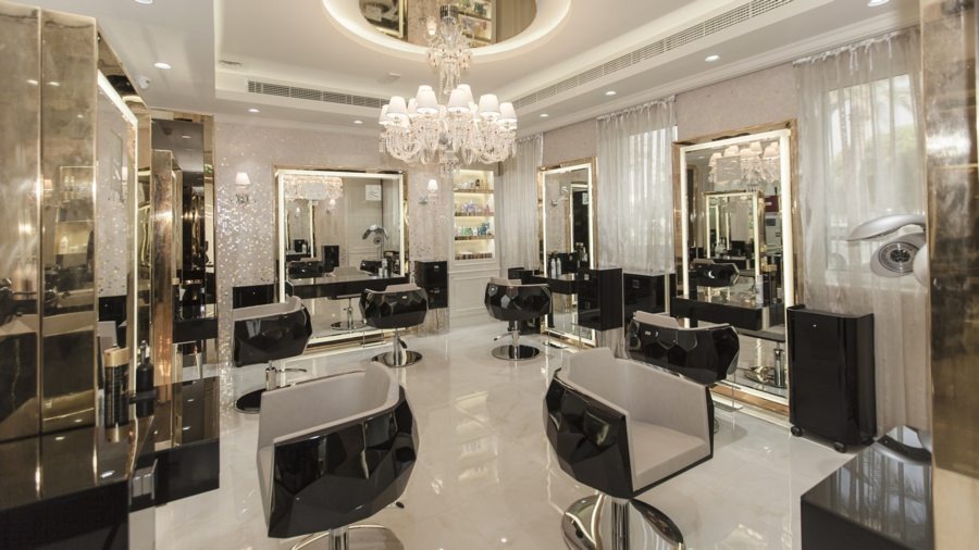 Tổng hợp một số mẫu thiết kế salon tóc cao cấp trên 100m2