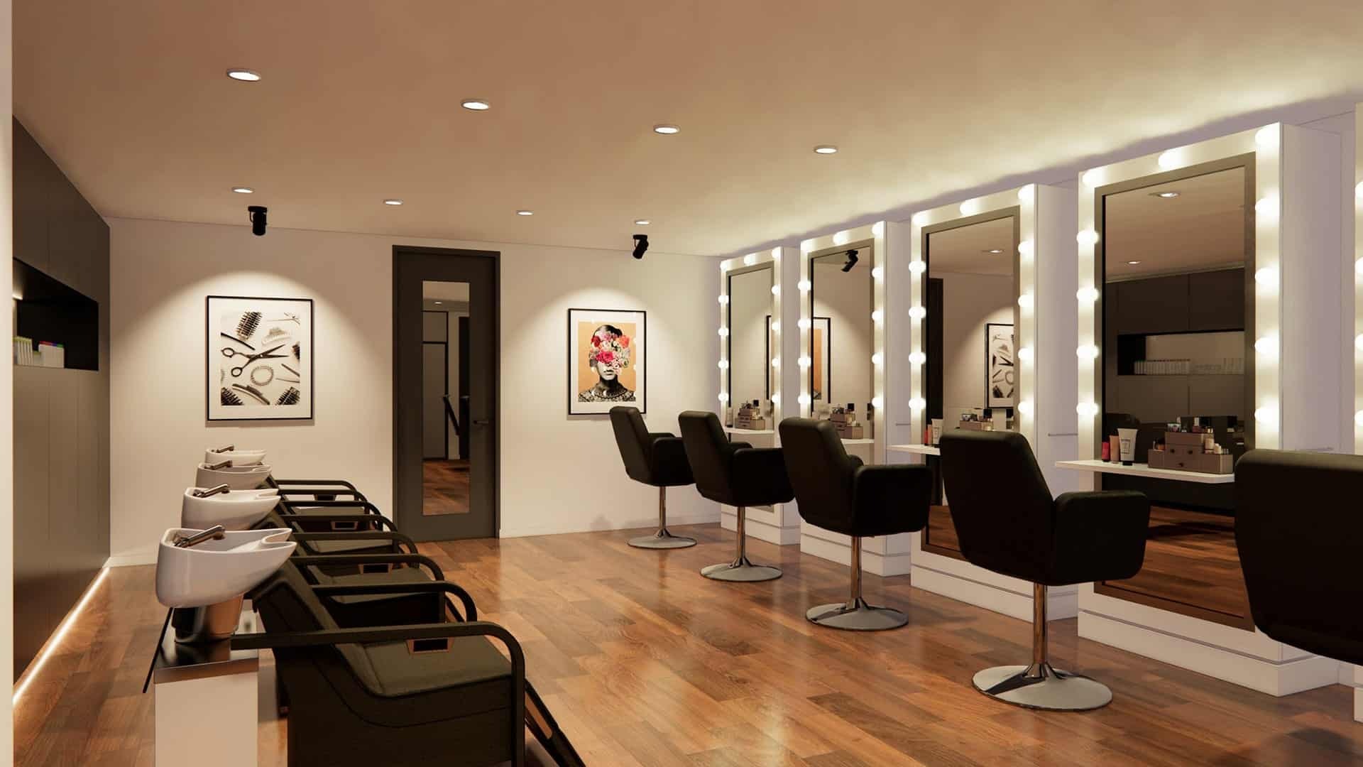 Gia Long gợi ý một số mẫu salon tóc nhỏ gọn, tiết kiệm diện tích 4