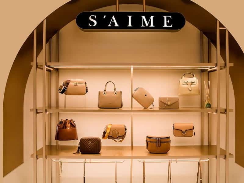 Mẫu thiết kế shop túi xách cao cấp và sang trọng - Mẫu 4 Mẫu thiết kế shop túi xách cao cấp và sang trọng - Mẫu 4