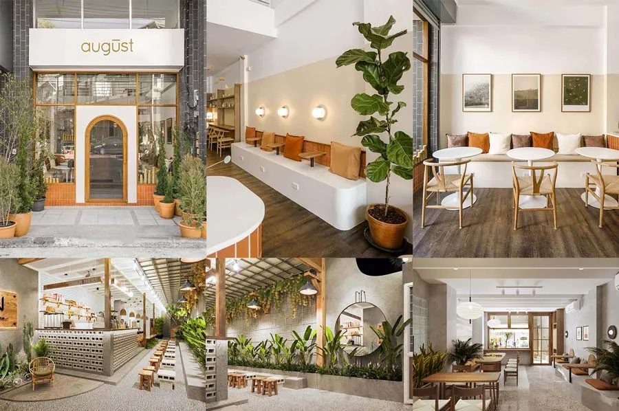 Mẫu thiết kế quán cafe 40m2 theo phong cách Hàn Quốc Mẫu thiết kế quán cafe 40m2 theo phong cách Hàn Quốc