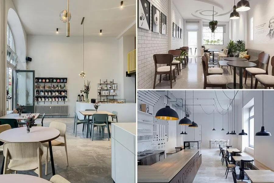 Mẫu thiết kế quán cafe 40m2 theo phong cách công nghiệp (Industrial) Mẫu thiết kế quán cafe 40m2 theo phong cách công nghiệp (Industrial)