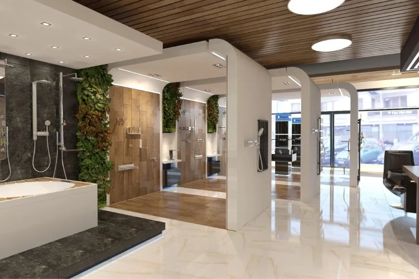 Mẫu showroom trung bình từ 80m2 đến 120m2 3