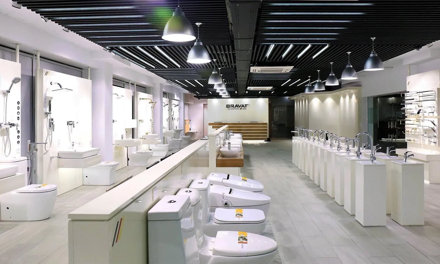 Các mẫu thiết kế showroom thiết bị vệ sinh đáp ứng đa dạng nhu cầu, từ nhỏ gọn đến cao cấp 2