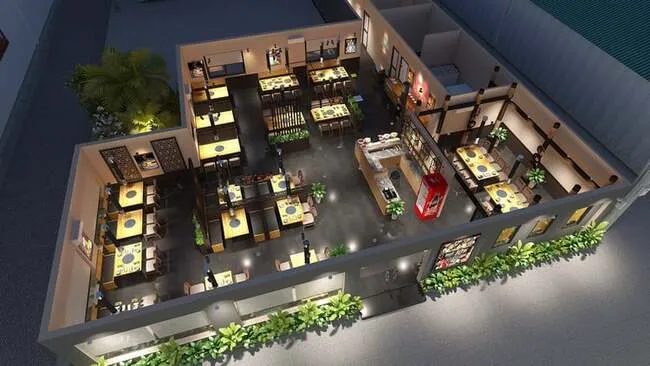 Đơn vị thiết kế thi công nhà hàng trọn gói, tiết kiệm chi phí