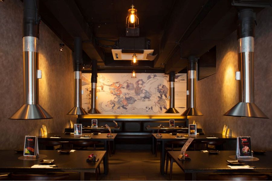 Thiết kế nhà hàng BBQ theo phong cách Hàn Quốc