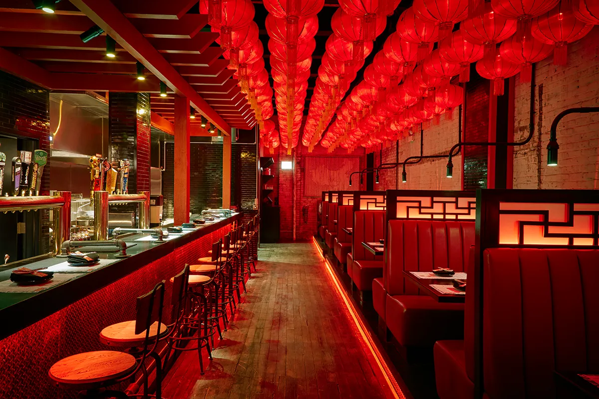 Mẫu thiết kế nhà hàng Trung Quốc truyền thống - Mẫu 1