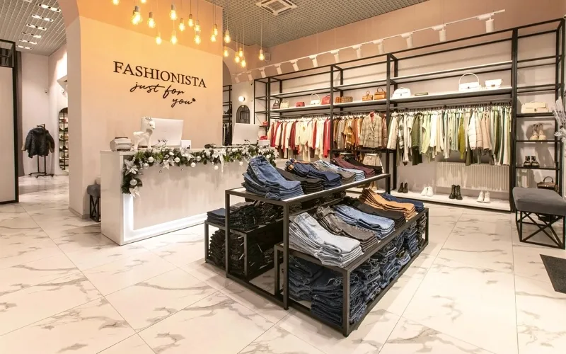 Mẫu thiết kế shop quần áo Hàn Quốc theo phong cách Vintage Hàn - Mẫu 10