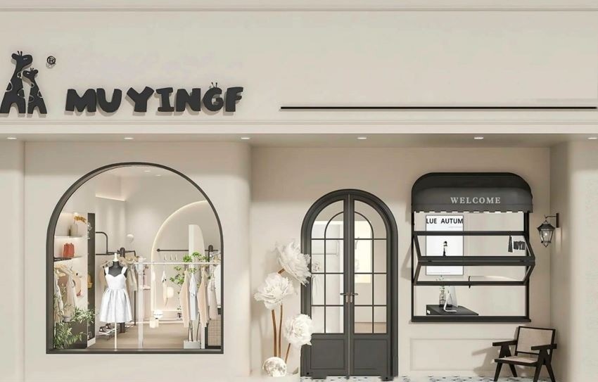 Mặt tiền và biển hiệu phong cách Hàn