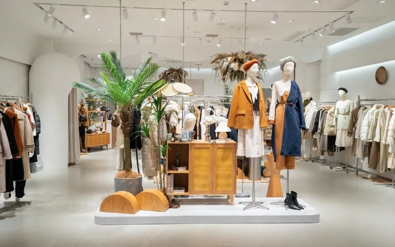 Mẫu thiết kế shop quần áo Hàn Quốc theo phong cách Vintage Hàn - Mẫu 7