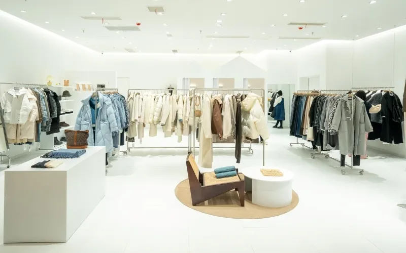 Mẫu thiết kế shop quần áo Hàn Quốc theo phong cách tối giản Minimal - Mẫu 4