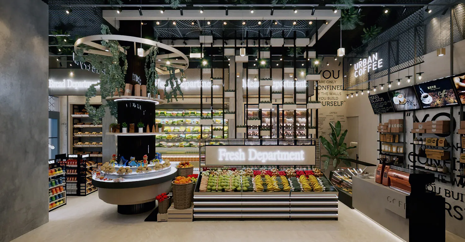 Bộ sưu tập 20+ mẫu thiết kế siêu thị mini 200m2 đẹp 8