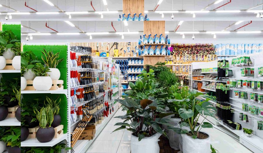 Mẫu thiết kế cửa hàng vật tư nông nghiệp lớn trên 100m