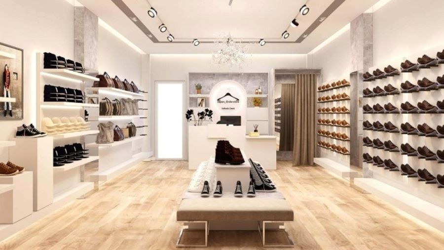 Tối giản là chìa khóa cho thiết kế shop giày thể thao muốn tập trung vào sản phẩm