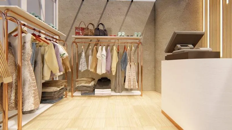 Kết hợp móc treo linh hoạt để điều chỉnh theo kích cỡ sản phẩm, đảm bảo mọi thứ luôn gọn gàng