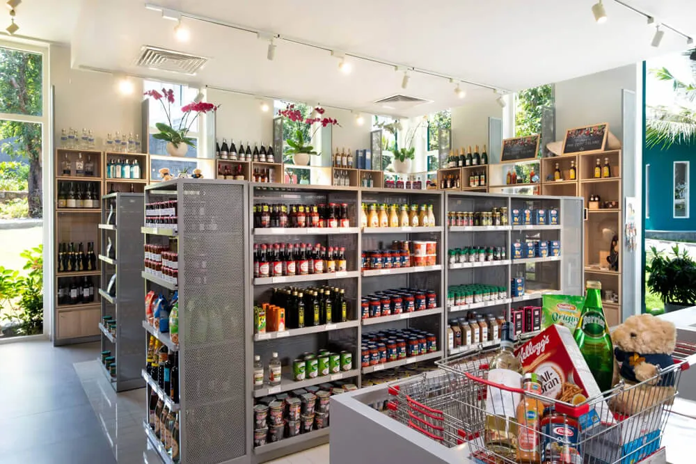 Bố trí không gian là nền tảng trong thiết kế siêu thị mini 60m2