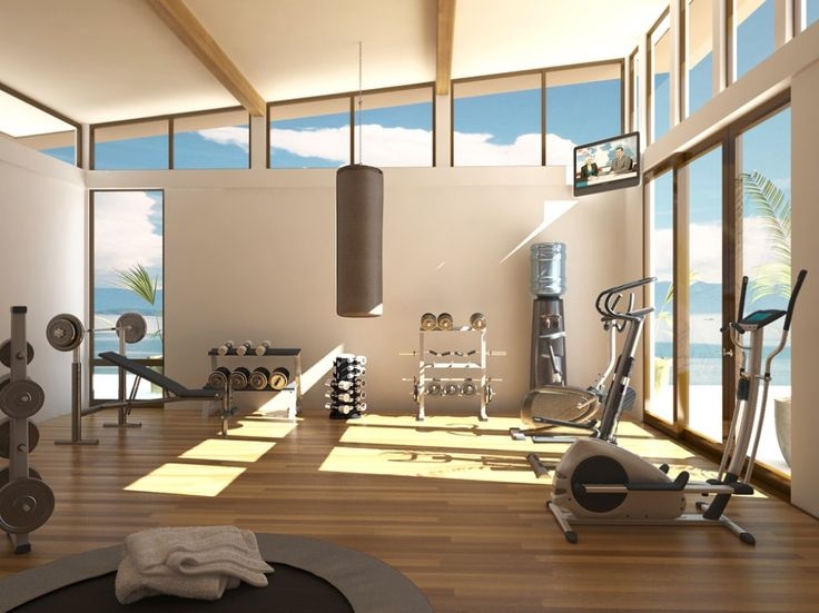 Các mẫu thiết kế phòng tập gym tại nhà - Mẫu 11