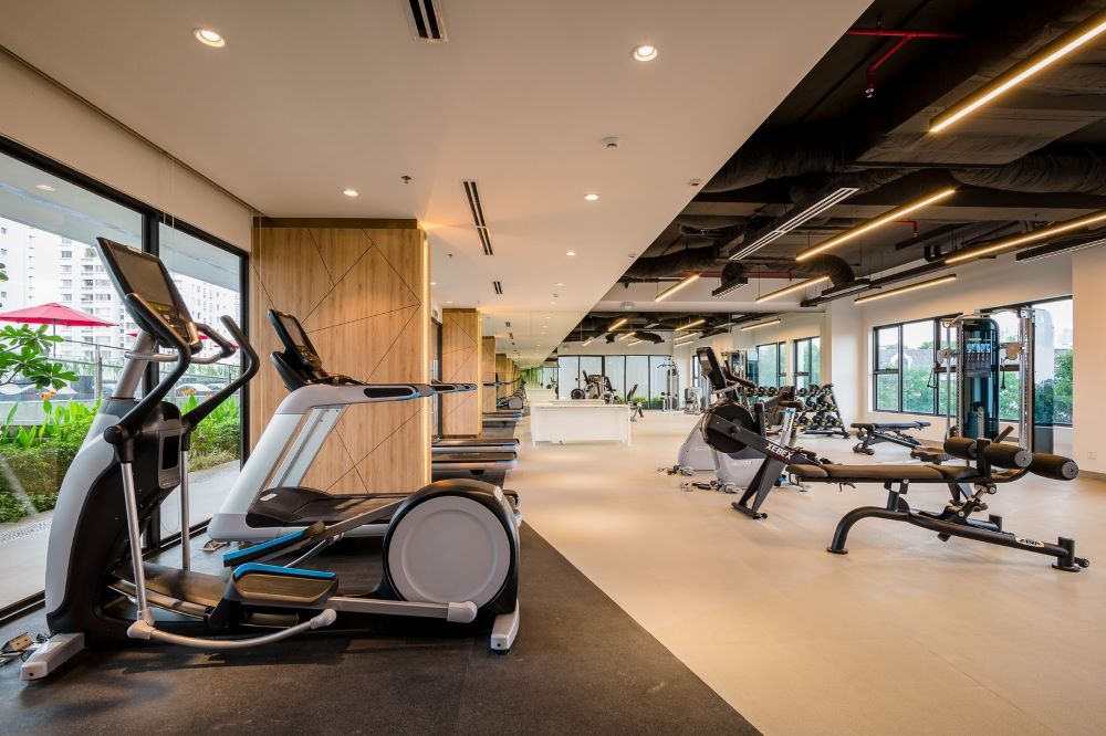 Các mẫu thiết kế phòng tập gym phổ biến hiện nay - Mẫu 5