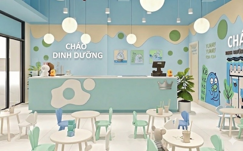10+ mẫu thiết kế cửa hàng cháo dinh dưỡng tham khảo 3