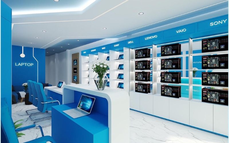 Tổng hợp mẫu thiết kế showroom máy tính dưới 70m2 - 9