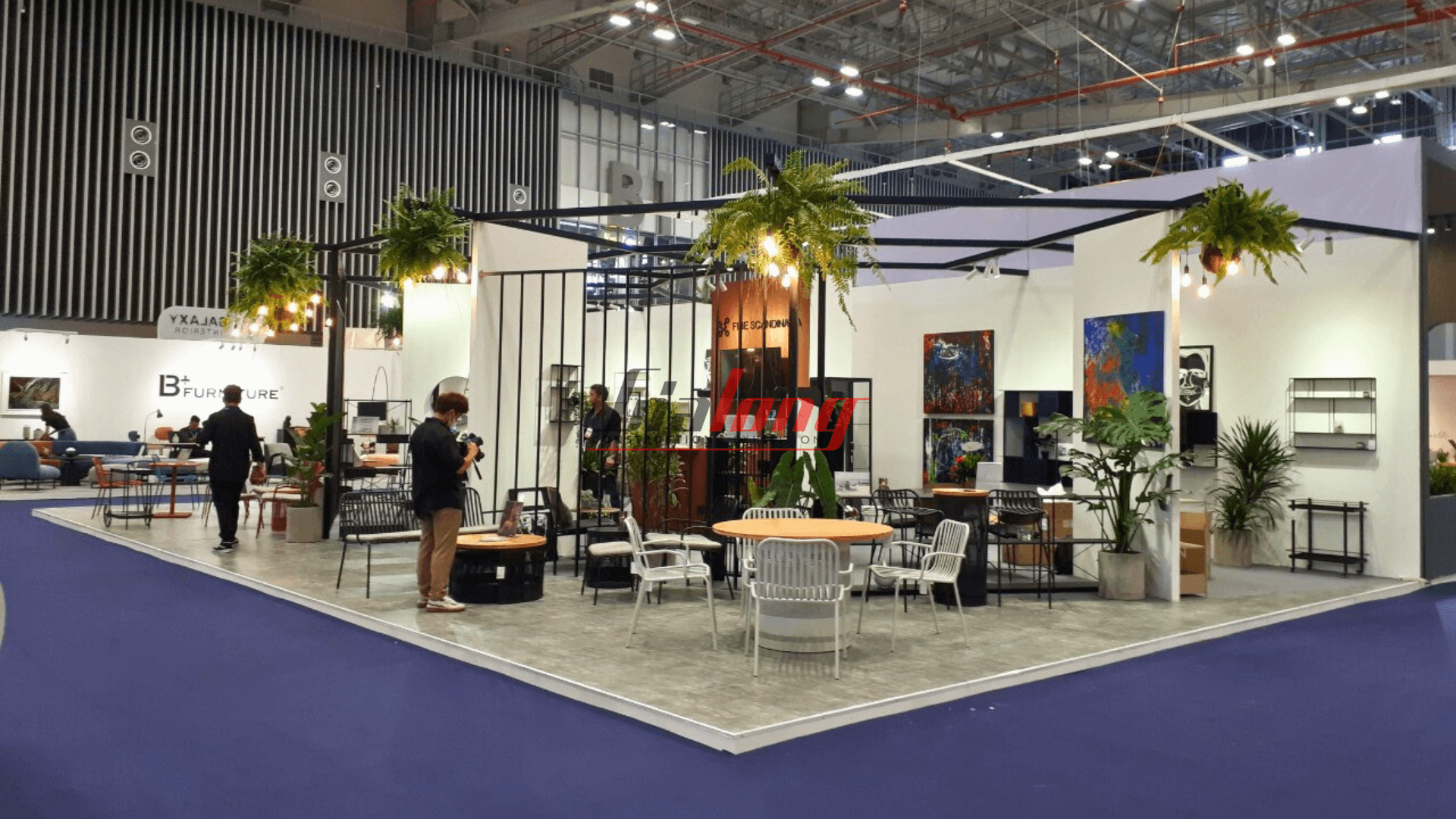 Hawa Expo 2023 – Thiết kế thi công hoàn thiện cụm gian hàng Fine Scandinavia, EuroFar, Interlink
