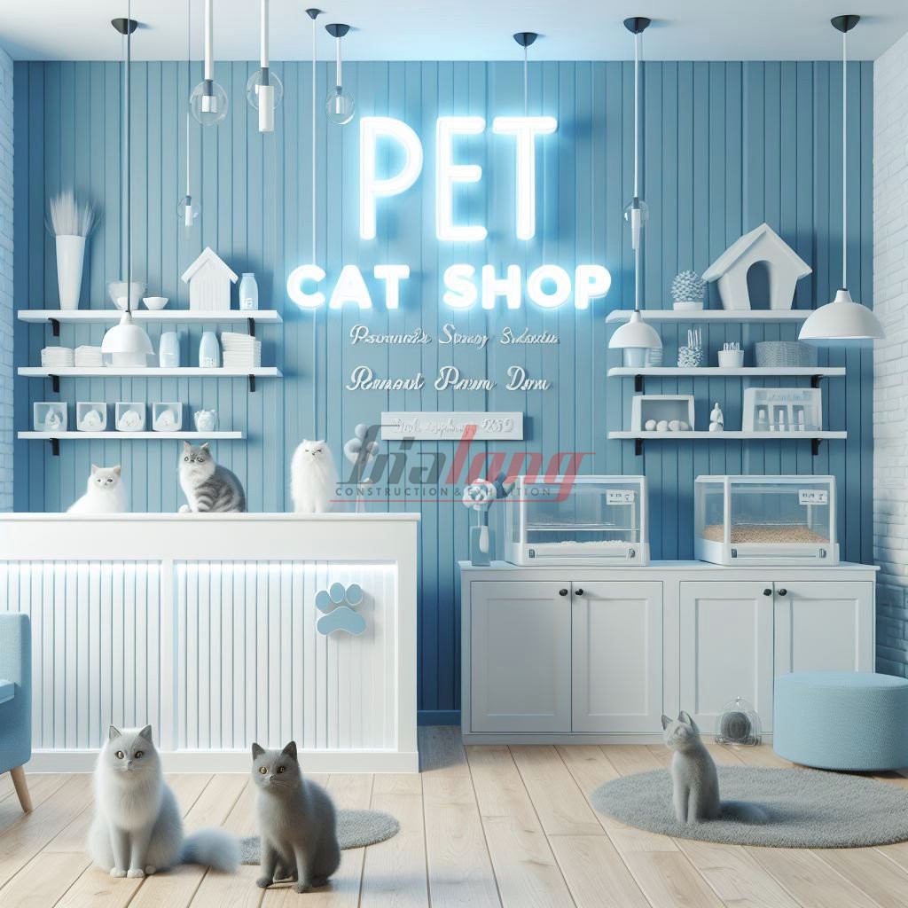 Pet Shop - Thiết kế và thi công cửa hàng thú cưng - Design and construction of pet shop