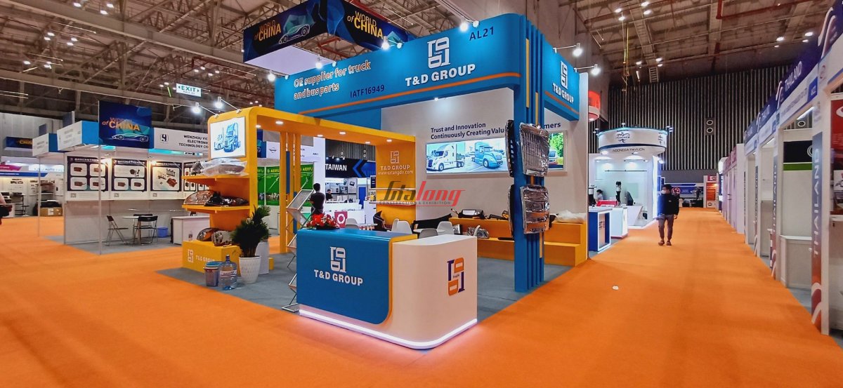 Automechanika 2024 - Thiết kế thi công hoàn thiện cụm gian hàng CNXGM, T&D Group, Haneco, TopDon, KaiHua - Complete design and construction of booth clusters CNXGM, T&D Group, Haneco, TopDon, KaiHua