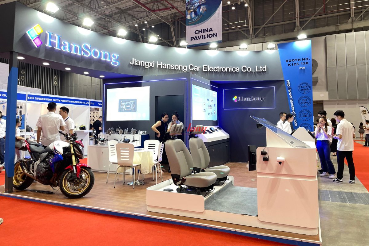 Autotech 2024 - Thiết kế thi công hoàn thiện gian hàng HanSong