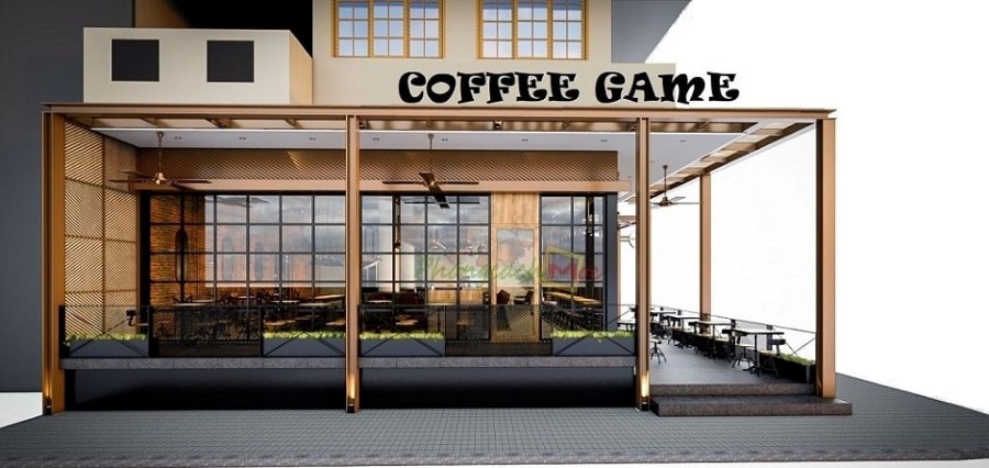 thiết kế quán cafe game