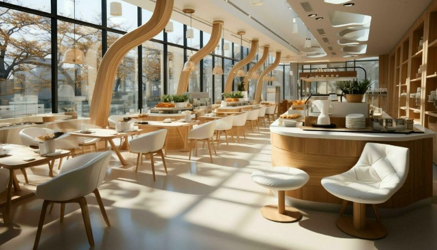 thiết kế quán cafe phong cách châu âu