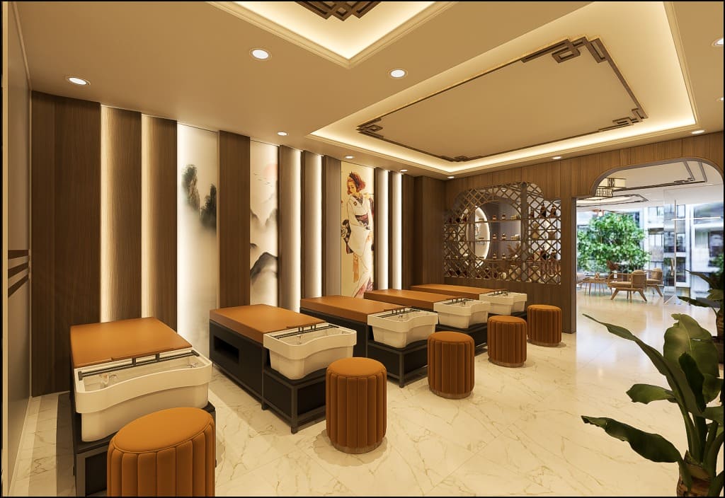 thiết kế spa tân cổ điển