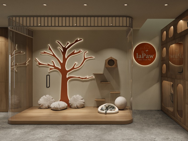 thiết kế spa thú cưng