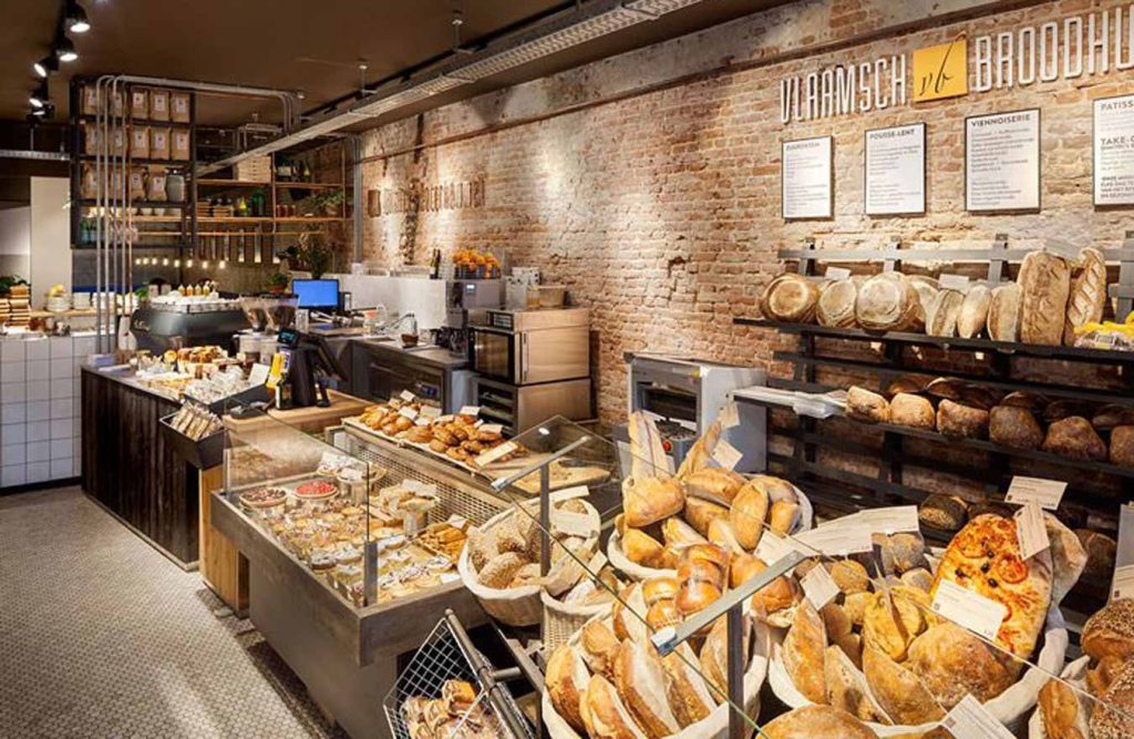 thiết kế tiệm bánh mì