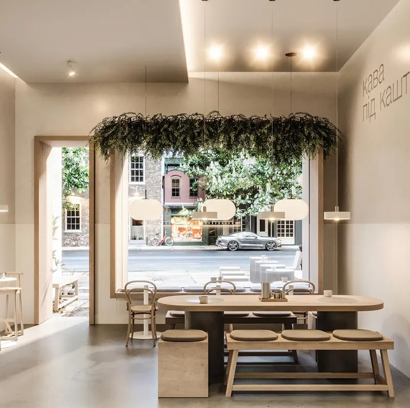 Mẫu thiết kế quán cafe 40m2 đẹp