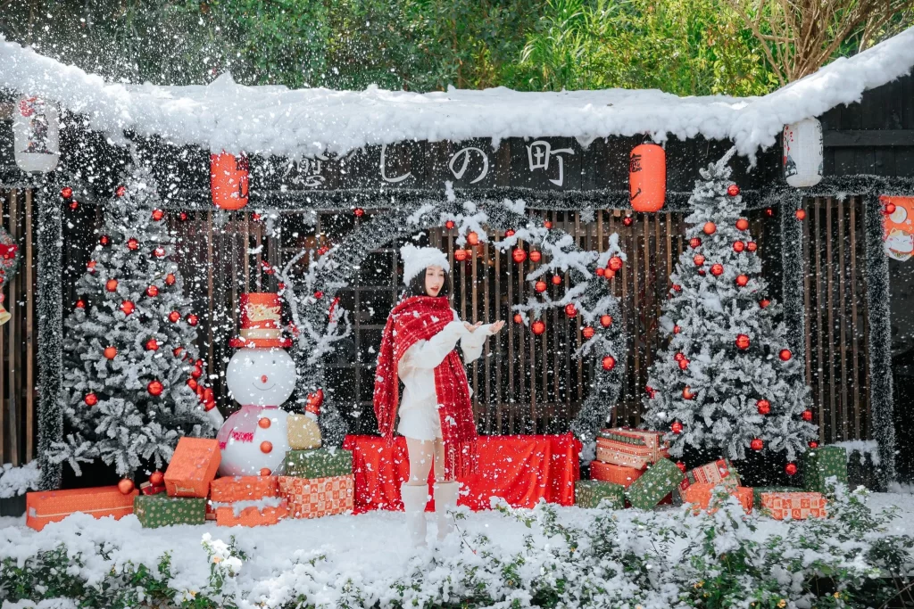 20+ Ý tưởng trang trí noel quán trà sữa đẹp, hút khách mùa lễ hội