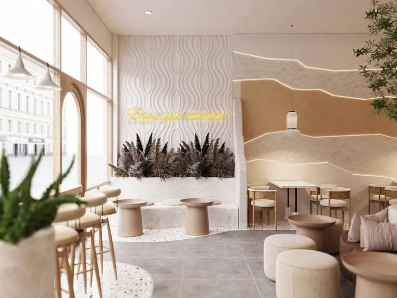 Xu hướng thiết kế quán cafe hiện nay đẹp