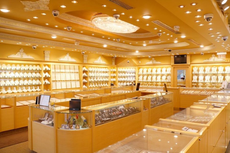 thiết kế tiệm vàng